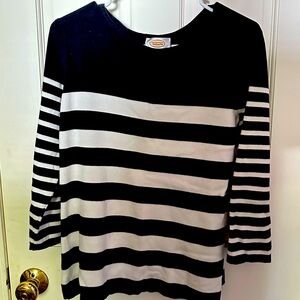 Black and White sweater.